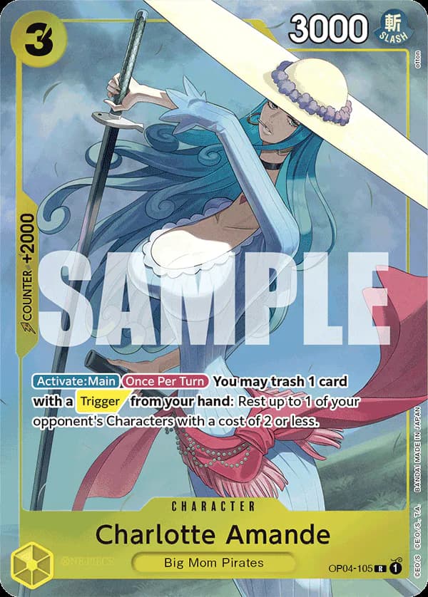 Charlotte Amande OP04-105 Official alternate printing 1