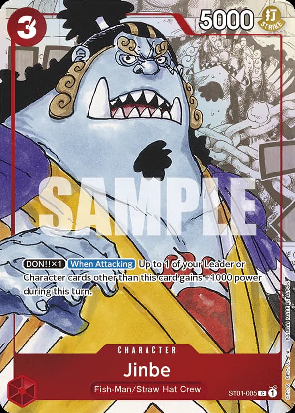 Jinbe ST01-005 Official alternate printing 1