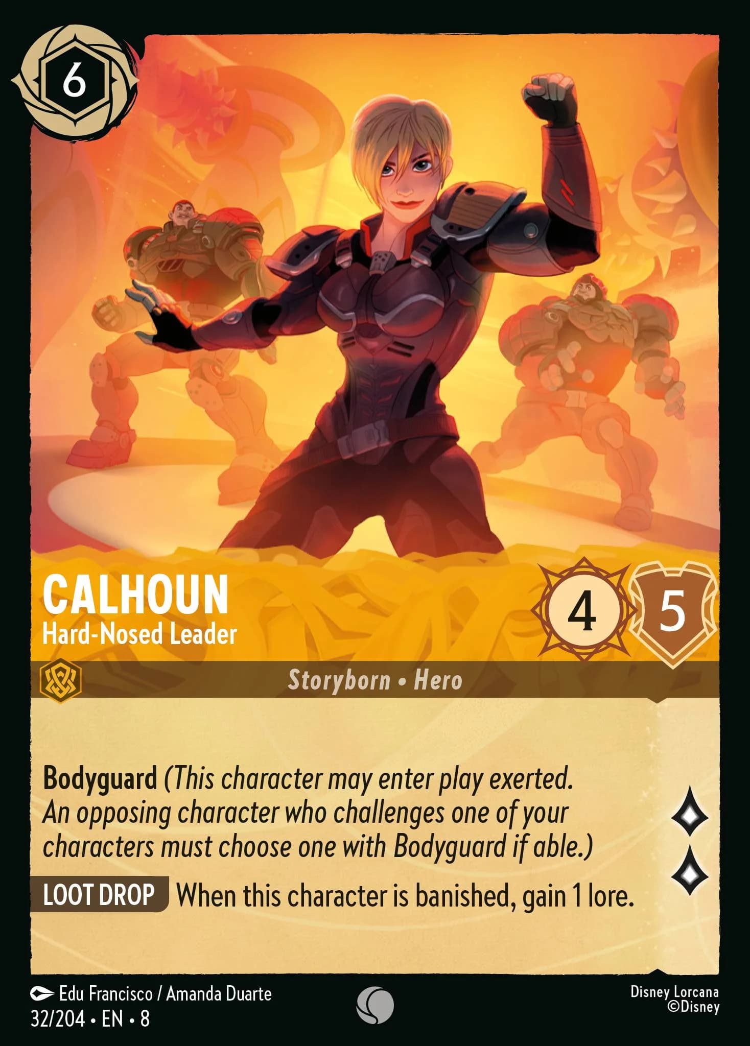 Calhoun - Hard-Nosed Leader 32/204 from Reign of Jafar