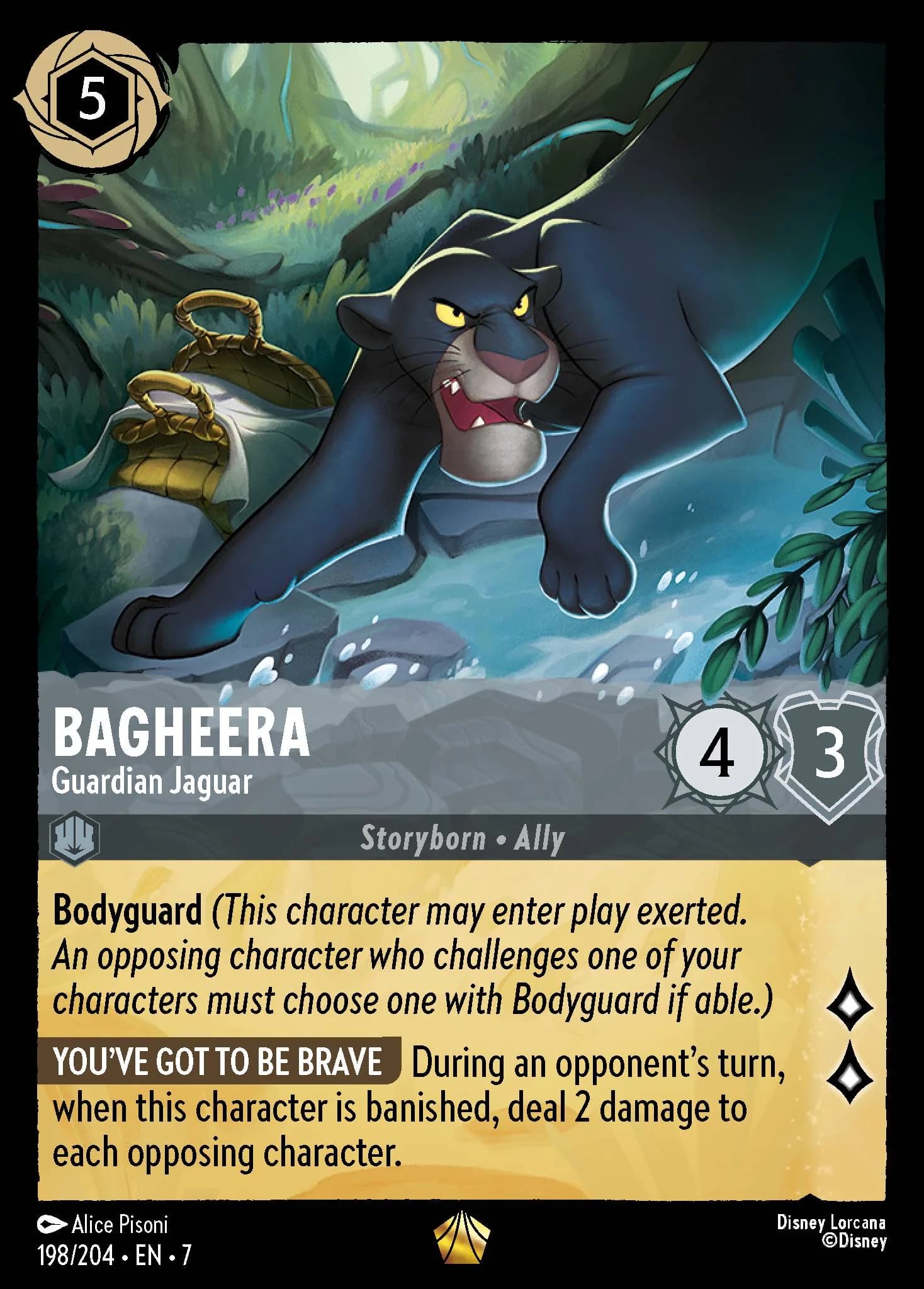 Bagheera - Guardian Jaguar 198/204 from Archazia's Island