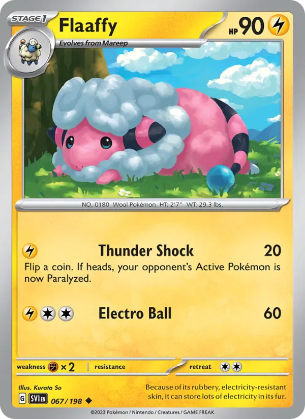 Flaaffy 067/198 from Scarlet & Violet Base Set