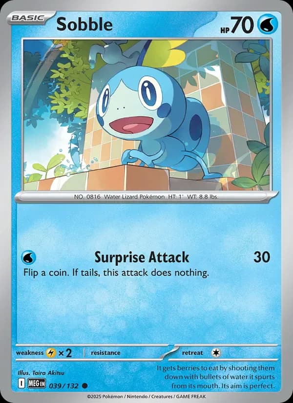 Sobble 039/132 from Mega Evolution