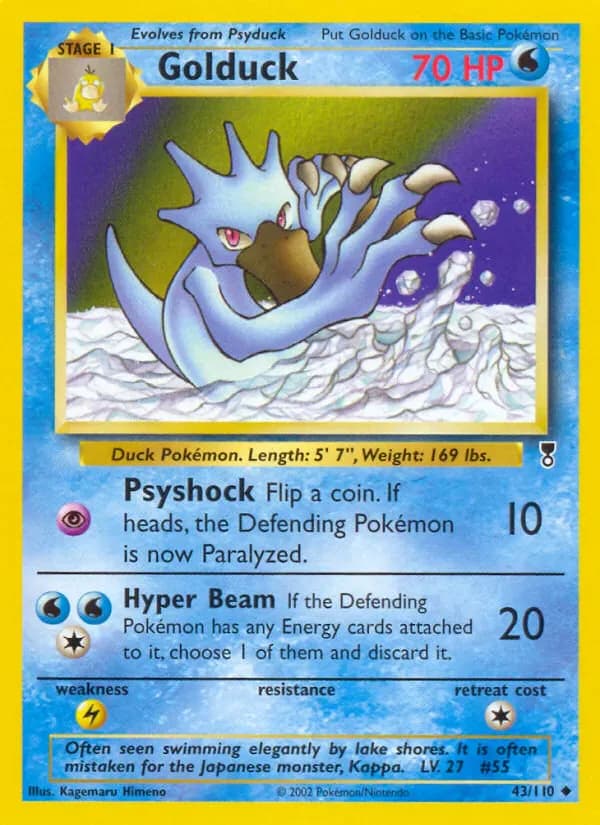 Golduck 43/110 from Legendary Collection