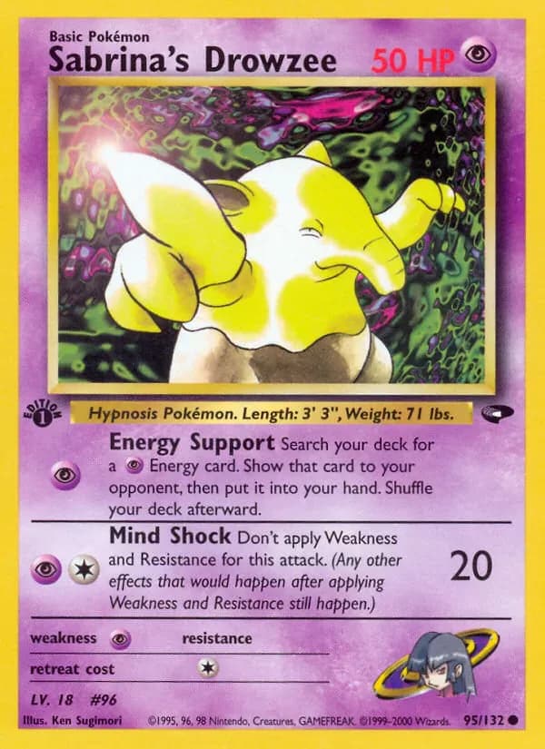 Sabrina's Drowzee 95/132 from Gym Challenge