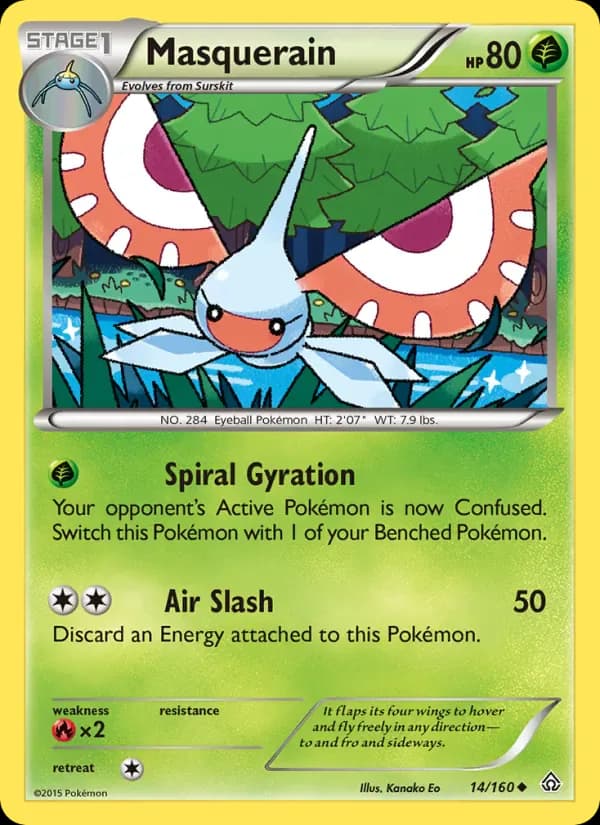 Masquerain 14/160 from Primal Clash