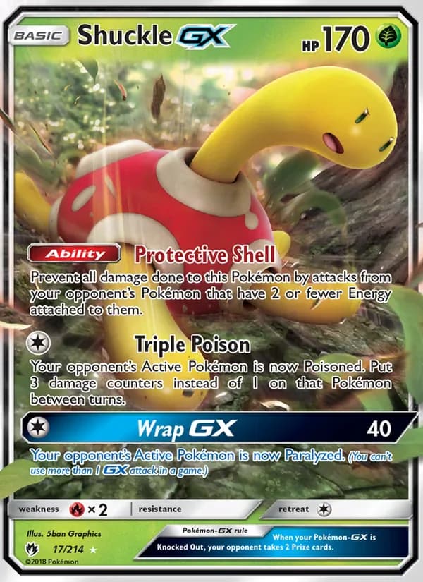 Shuckle GX 17/214 from Lost Thunder