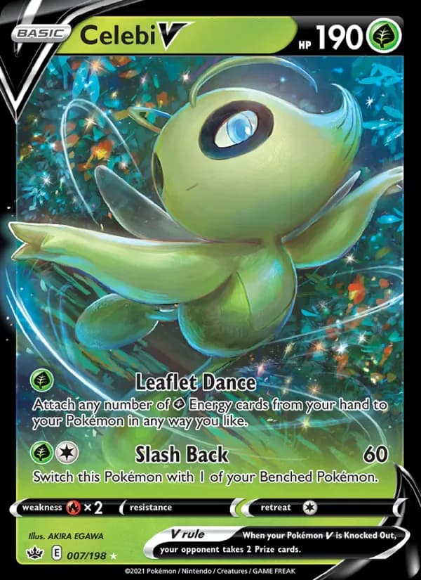 Celebi V 7/198 from Chilling Reign