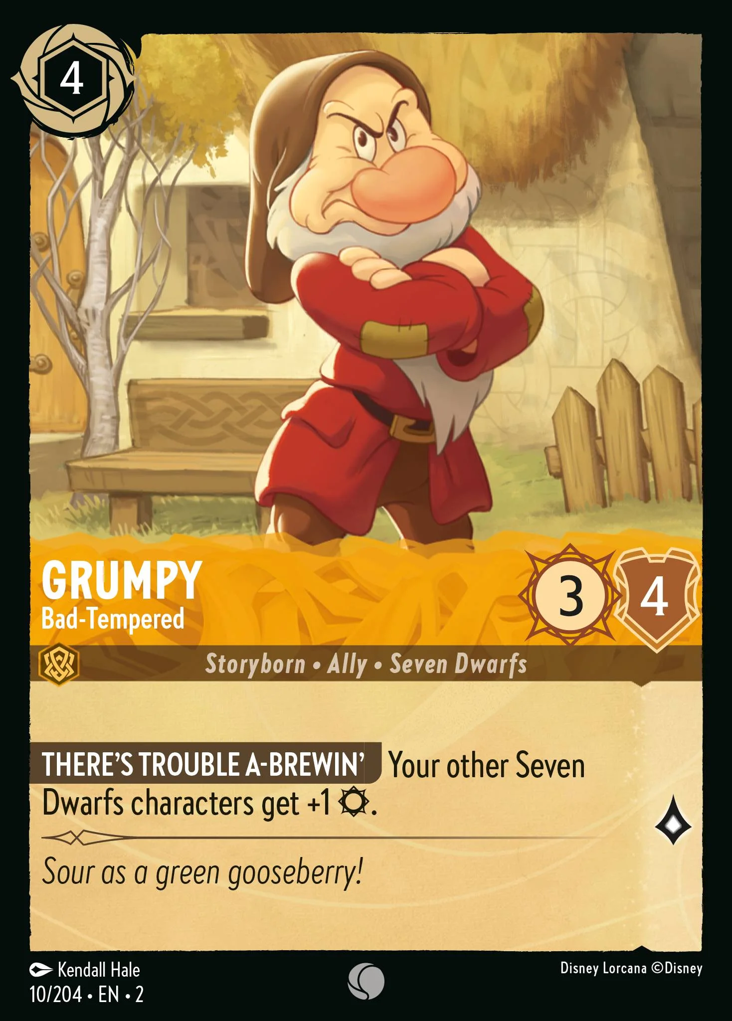 Grumpy - Bad-Tempered 10/204 from Rise of the Floodborn