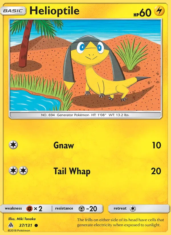Helioptile 37/131 from Forbidden Light