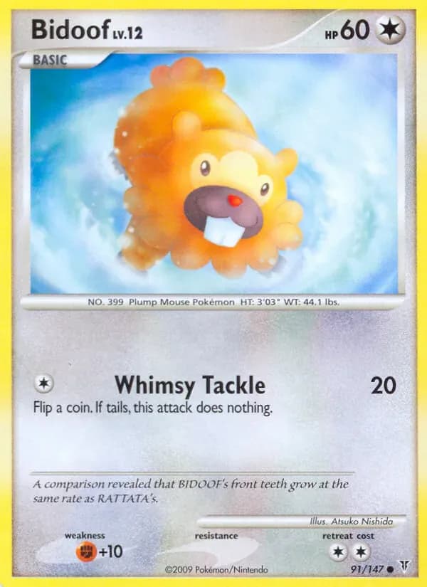 Bidoof 91/147 from Supreme Victors