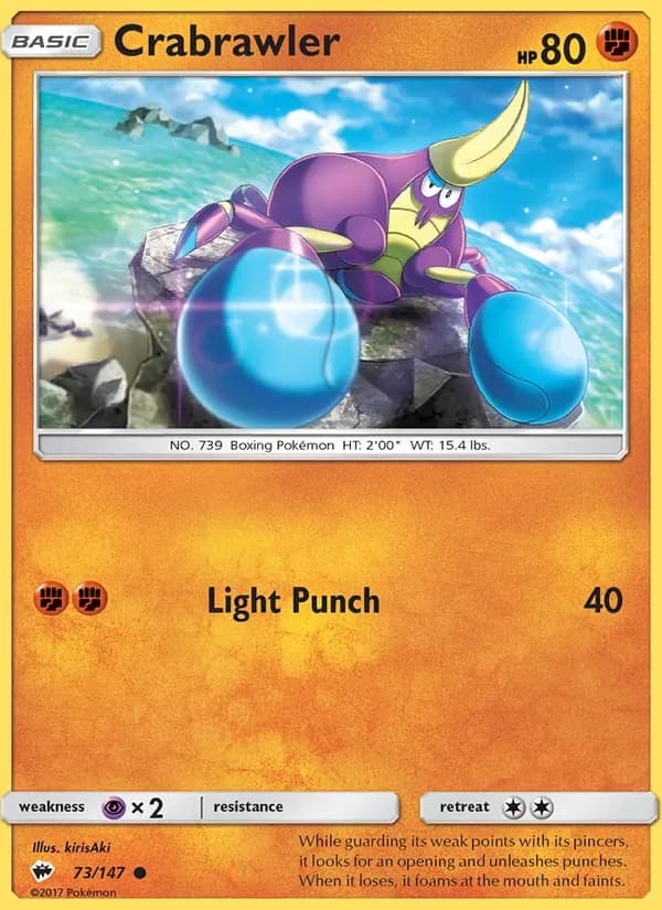 Crabrawler 73/147 from Burning Shadows