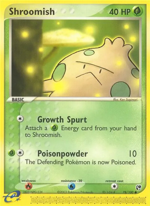 Shroomish 78/100 from EX Sandstorm