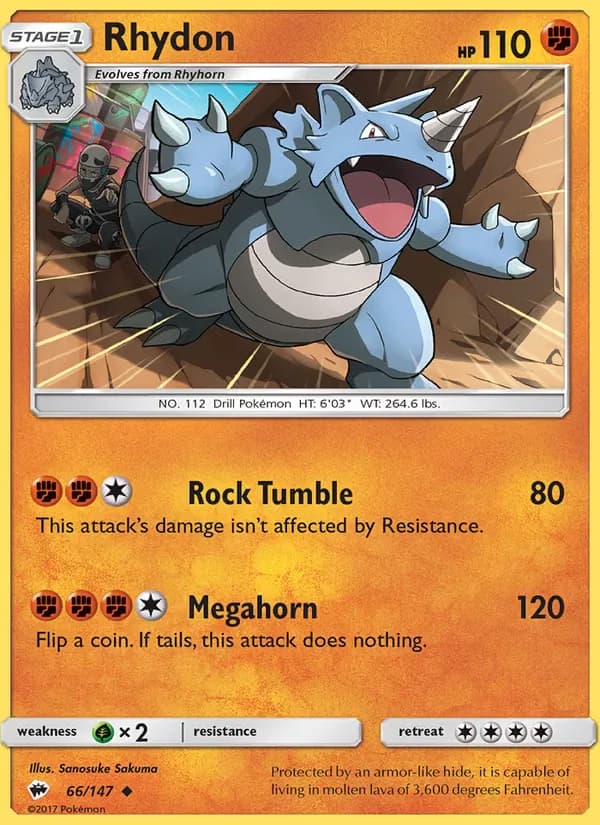 Rhydon 66/147 from Burning Shadows