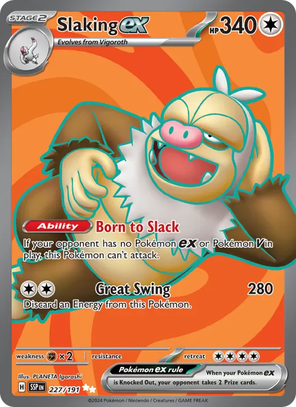 Slaking ex 227/191 from Surging Sparks