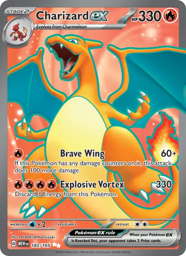 Charizard ex 183/165 from Pokemon 151