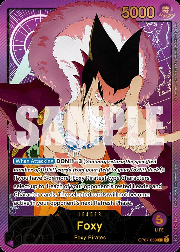 Foxy OP07-059 Official alternate printing 2