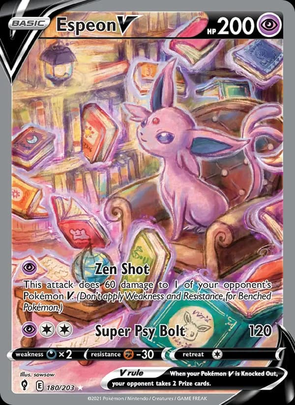 Espeon V 180/203 from Evolving Skies