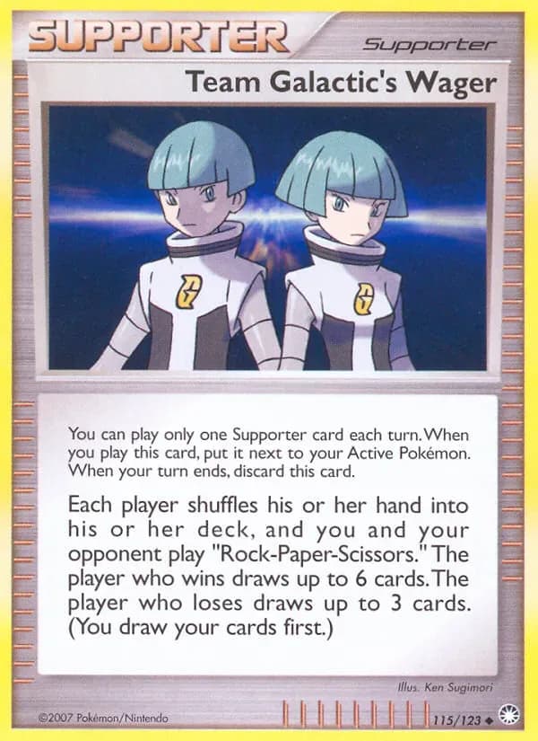 Team Galactic's Wager 115/123 from Mysterious Treasures