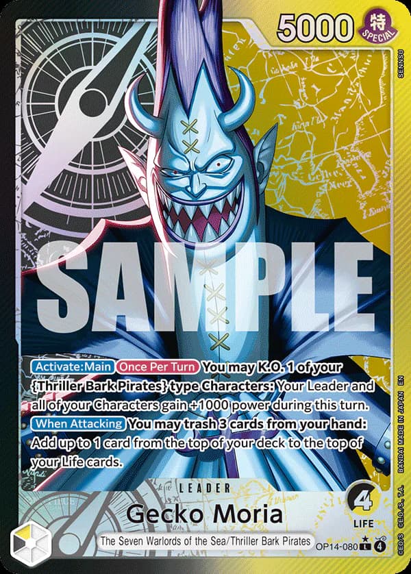 Gecko Moria OP14-080 Official alternate printing 1