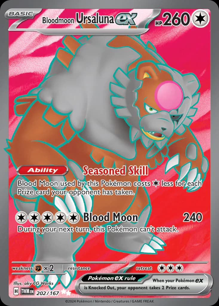 Bloodmoon Ursaluna ex 202/167 from Twilight Masquerade