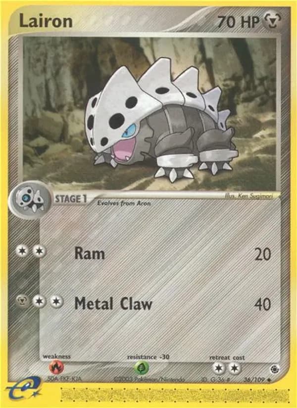 Lairon 36/109 from EX Ruby & Sapphire
