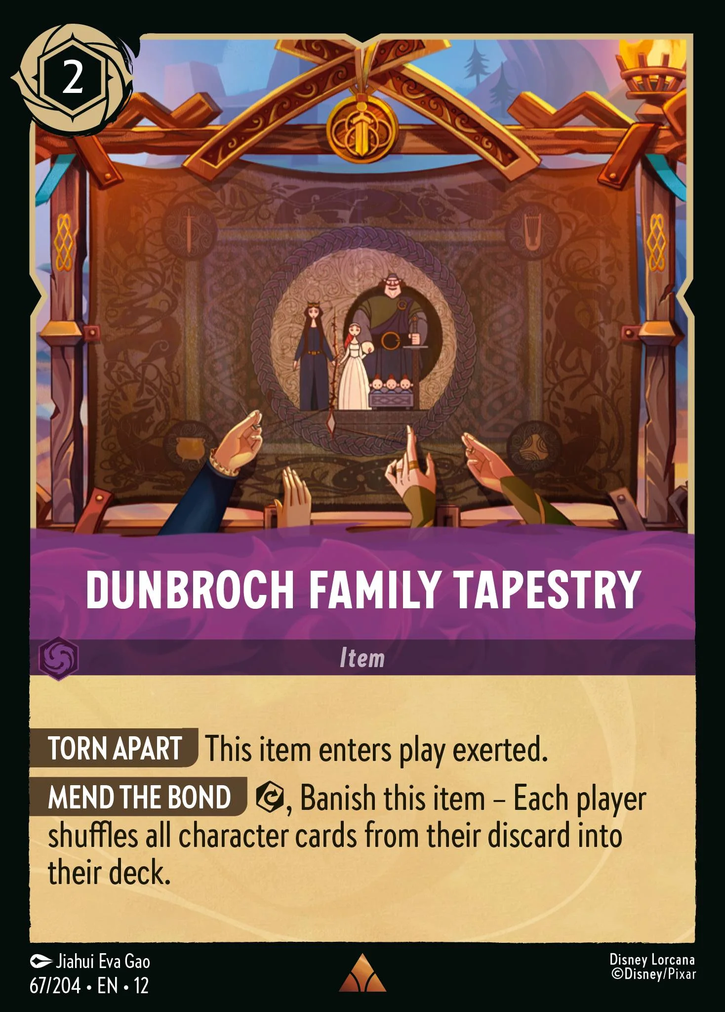 DunBroch Family Tapestry 67/204 from Wilds Unknown