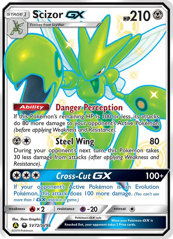 Scizor-GX SV72/SV94 from Hidden Fates