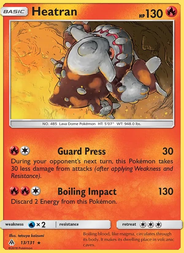 Heatran 13/131 from Forbidden Light
