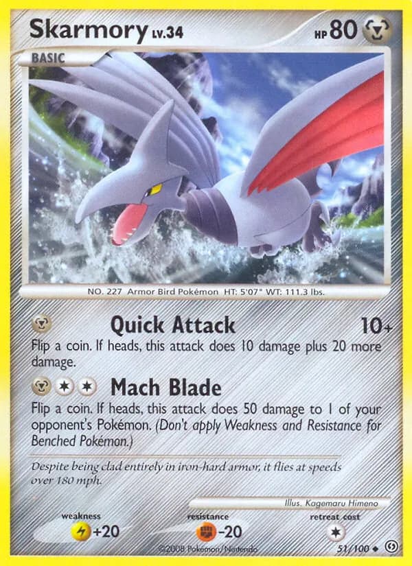 Skarmory 51/100 from Stormfront