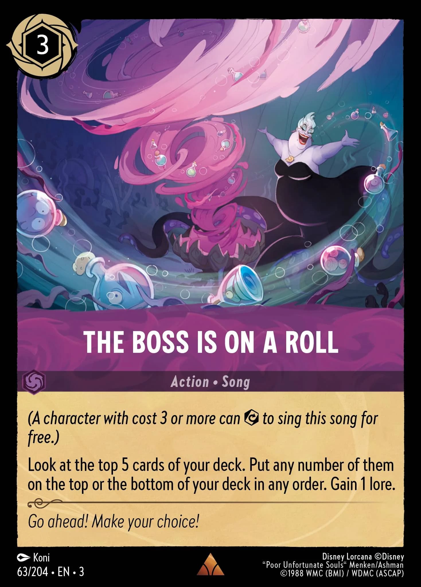 The Boss is on a Roll 63/204 from Into the Inklands