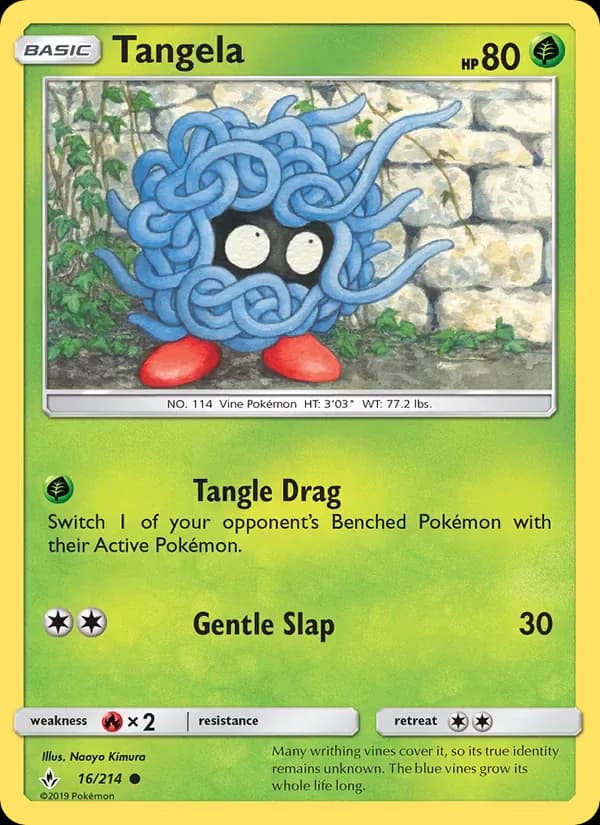 Tangela 16/214 from Unbroken Bonds
