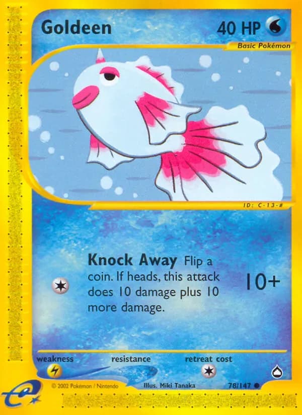 Goldeen 78/147 from Aquapolis