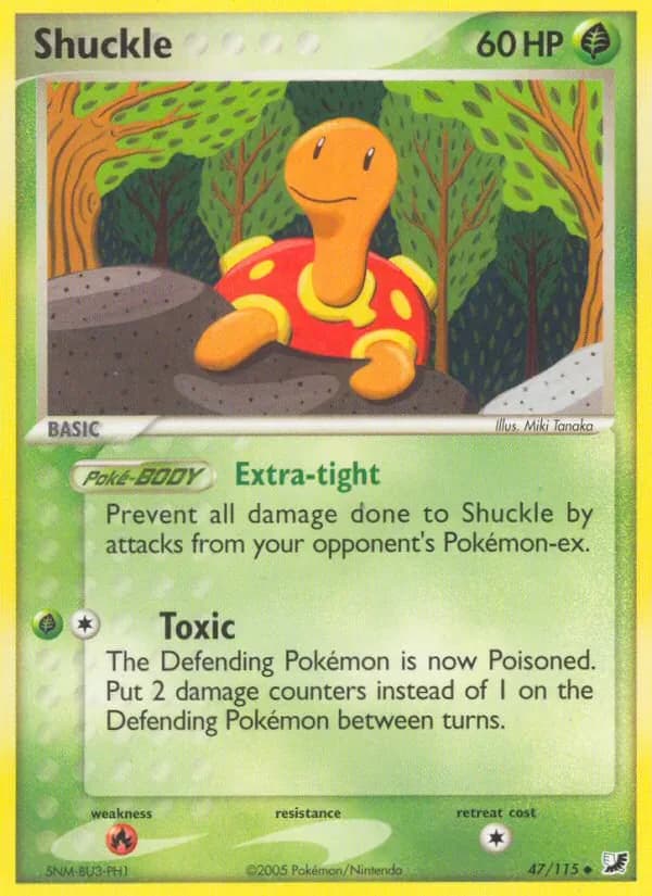 Shuckle 47/115 from EX Unseen Forces