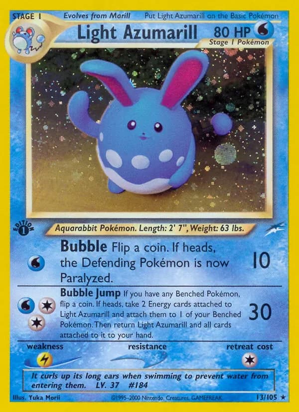Light Azumarill 13/105 from Neo Destiny