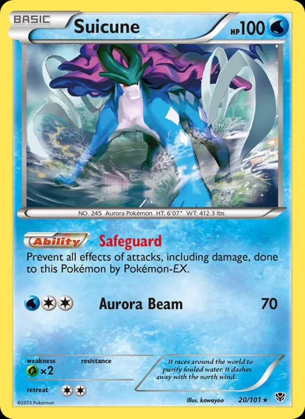 Suicune 20/101 from Plasma Blast