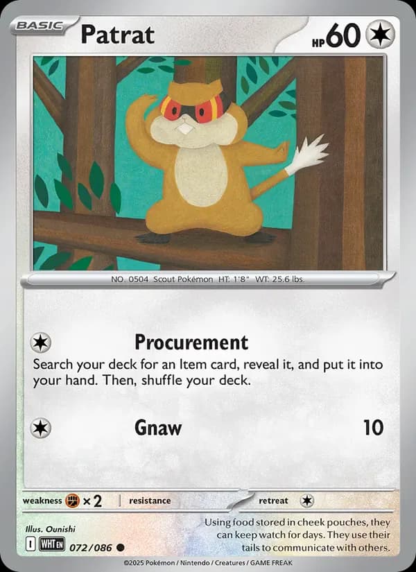 Patrat 072/86 from White Flare
