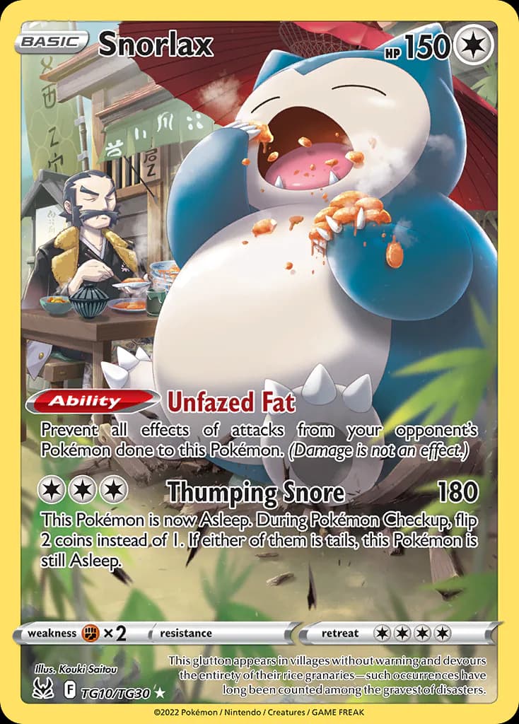 Snorlax TG10/TG30 from Lost Origin