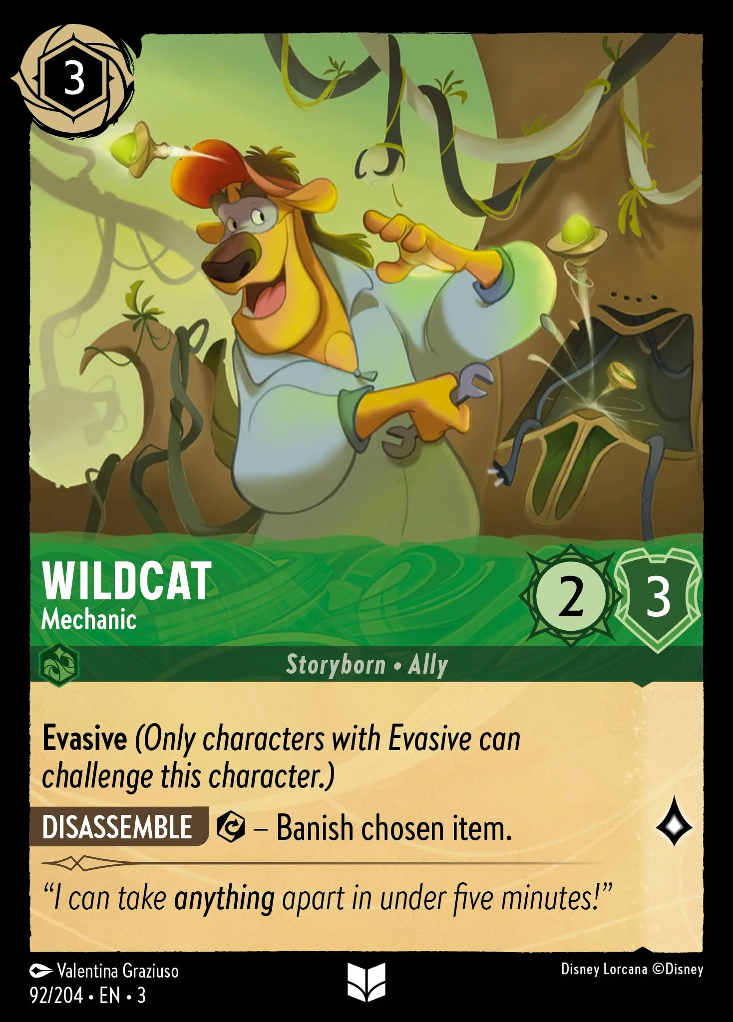 Wildcat - Mechanic 92/204 from Into the Inklands