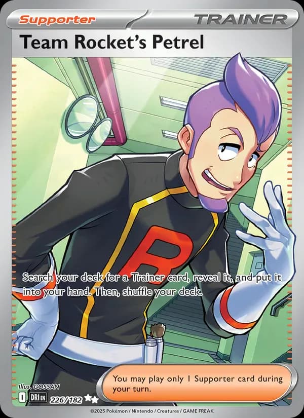 Team Rocket's Petrel 226/182 from Destined Rivals