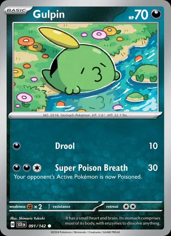 Gulpin 091/142 from Stellar Crown