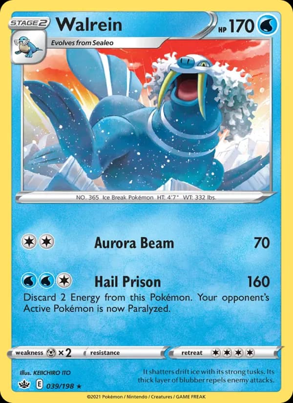 Walrein 39/198 from Chilling Reign