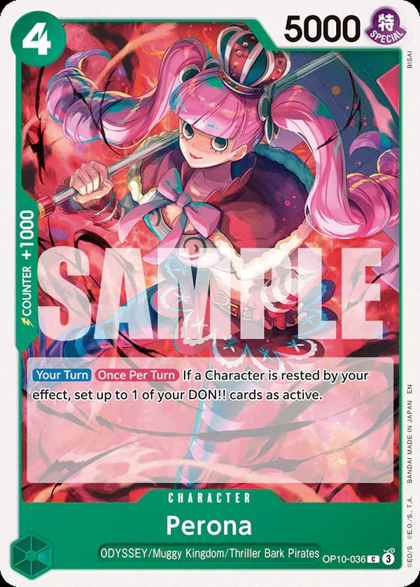 Perona OP10-036 Official alternate printing r1