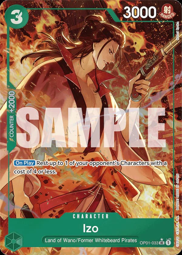 Izo OP01-033 Official alternate printing 5