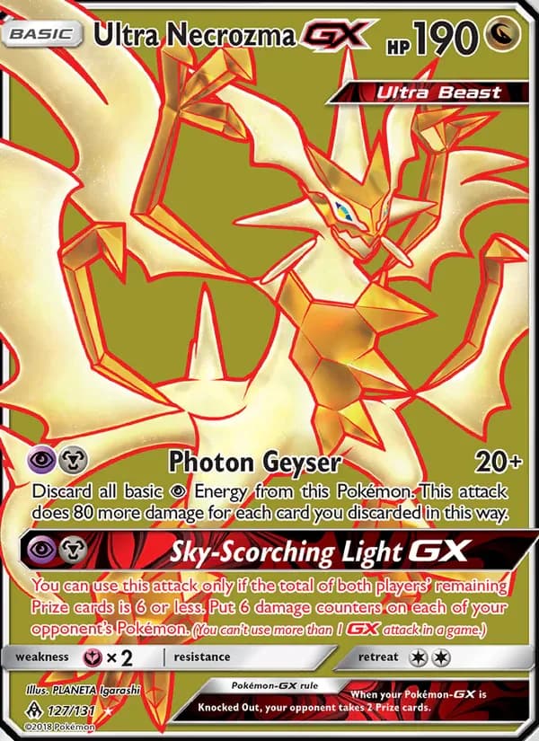 Ultra Necrozma GX 127/131 from Forbidden Light