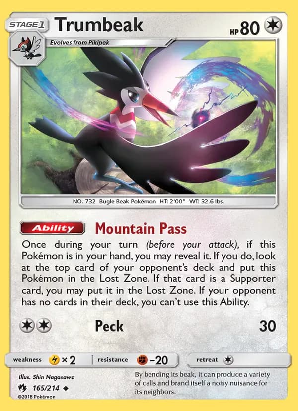 Trumbeak 165/214 from Lost Thunder