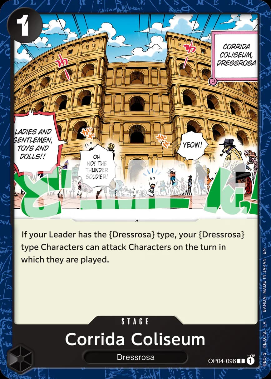 Corrida Coliseum OP04-096 Official alternate printing r1