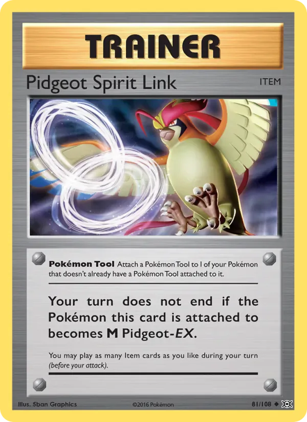 Pidgeot Spirit Link 81/108 from Evolutions
