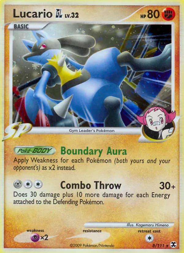 Lucario GL 8/111 from Rising Rivals