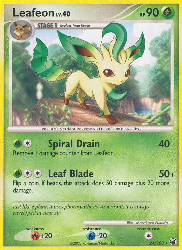 Leafeon 24/100 from Majestic Dawn