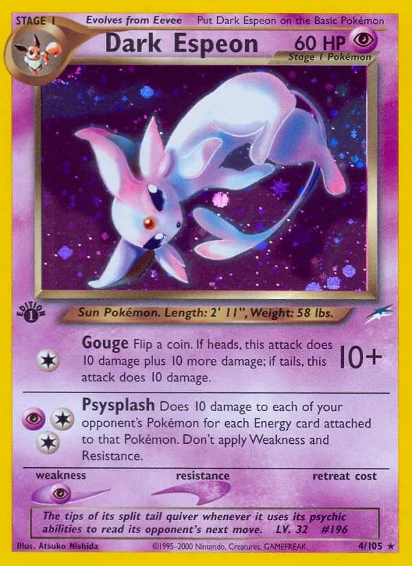 Dark Espeon 4/105 from Neo Destiny